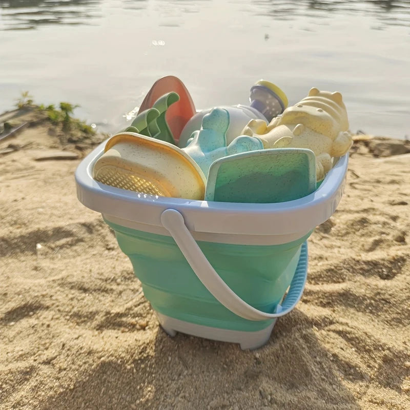 11-Piece Beach Sand Toy Set with Large Mesh Bag – Perfect for Outdoor Fun - Kid Zone