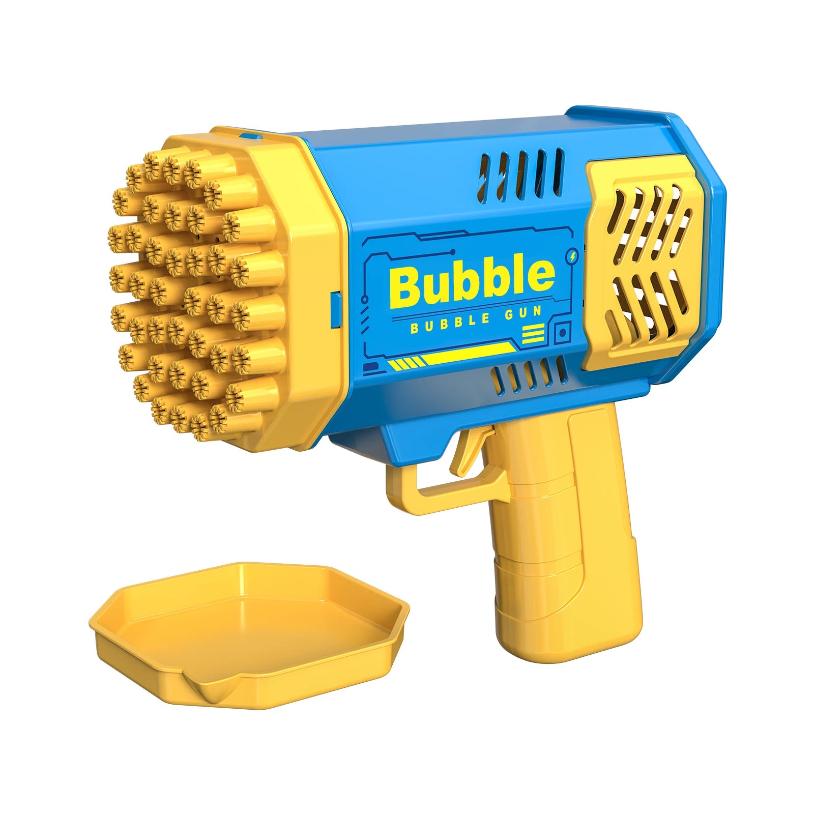 Galaxy LED Bubble Gun – 40-Hole High-Output Bubble Blaster for Kids - Kid Zone