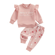 Valentine’s Day Baby Girl Outfit – 2-Piece Set - Kid Zone