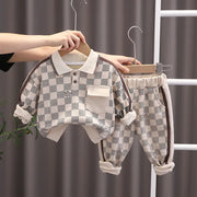 Baby Boy Spring Clothes – Stylish Two-Piece Cotton Outfit for Everyday Comfort - Kid Zone