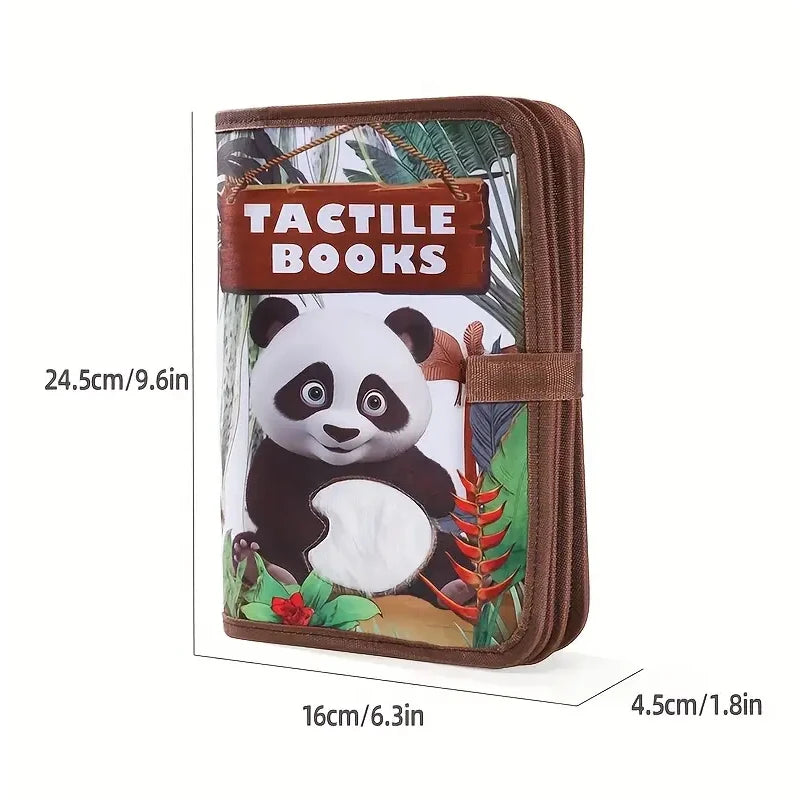 Interactive Soft Cloth Baby Book – Sensory Development Educational Baby Toys - Kid Zone