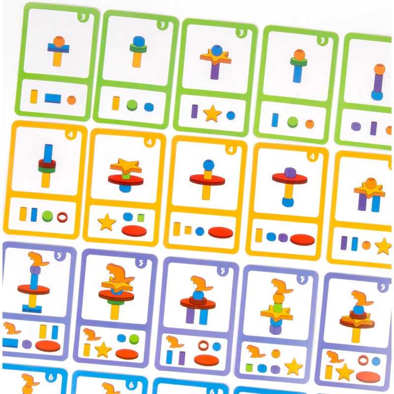 Wooden Balance & Speed Challenge Game – Chopstick Coordination Race - Kid Zone