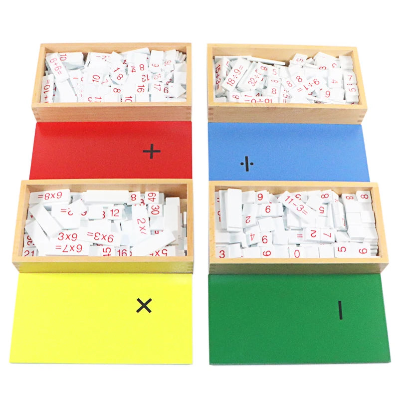 Montessori Wooden Math Board – Educational Counting & Operations Learning Toy for Kids - Kid Zone