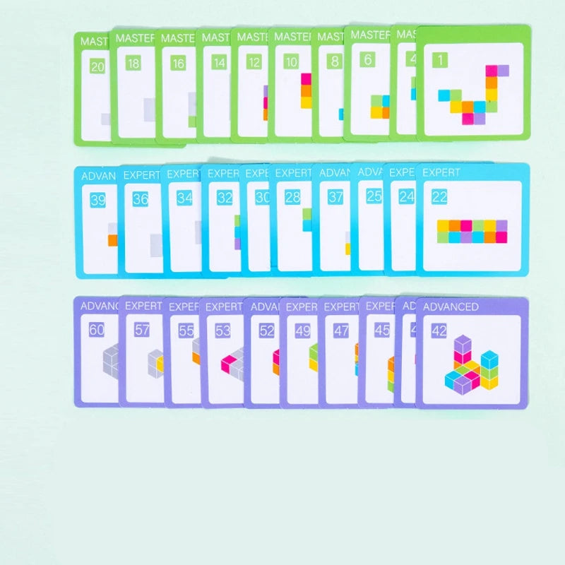 3D Wooden Building Blocks – Montessori Creative Construction Set (12 pcs) - Kid Zone