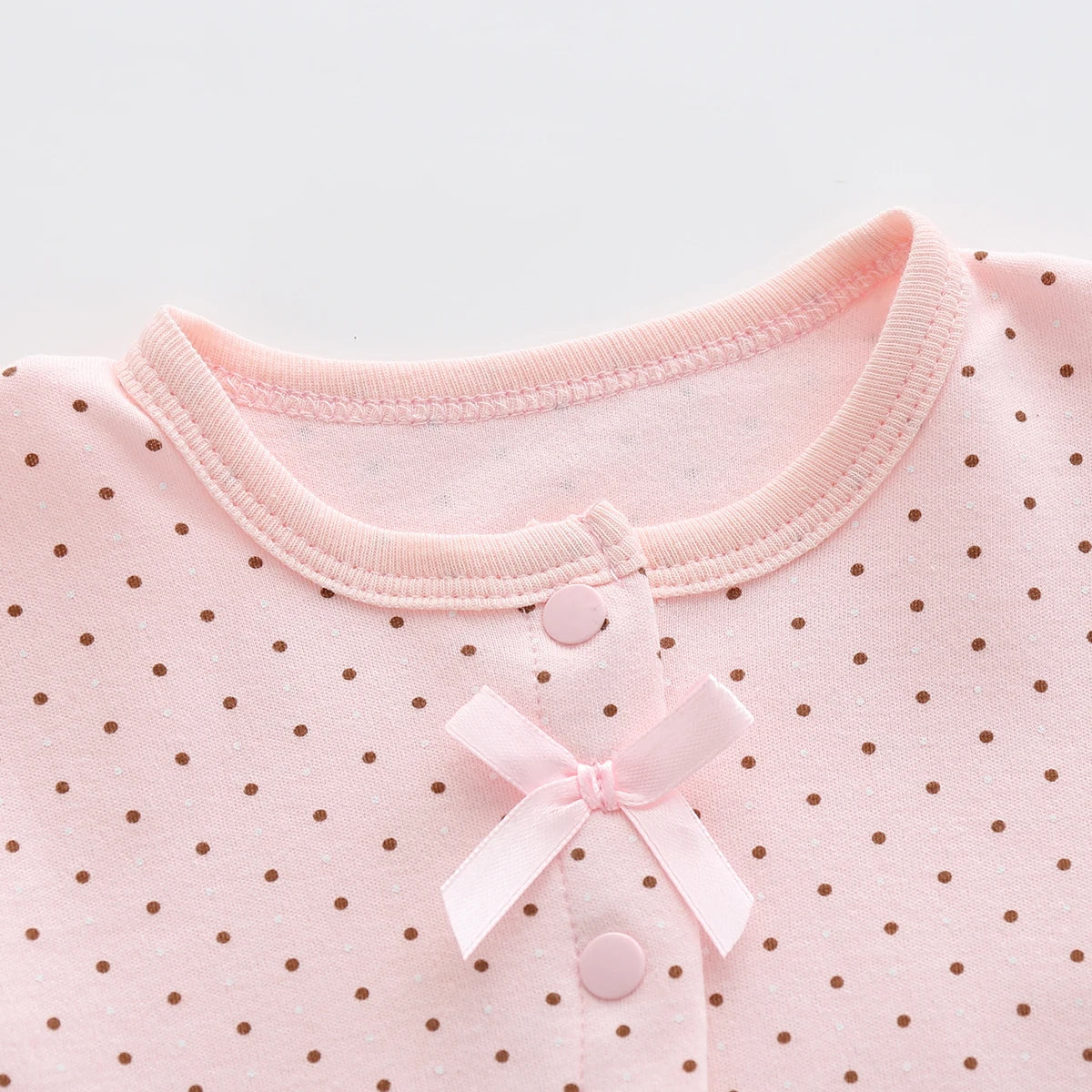 Tutti Dot – Polka Dot Newborn Baby Girl Bodysuit | Soft Cotton Infant Clothes - Kid Zone
