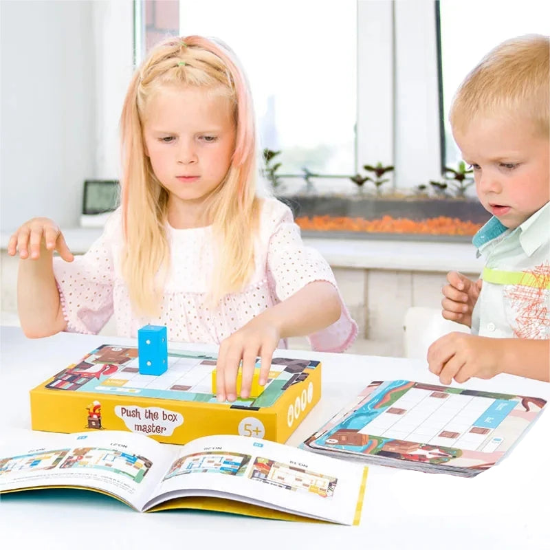 Moving Fox Puzzle Game – Montessori Logic & Problem-Solving Toy for Kids - Kid Zone