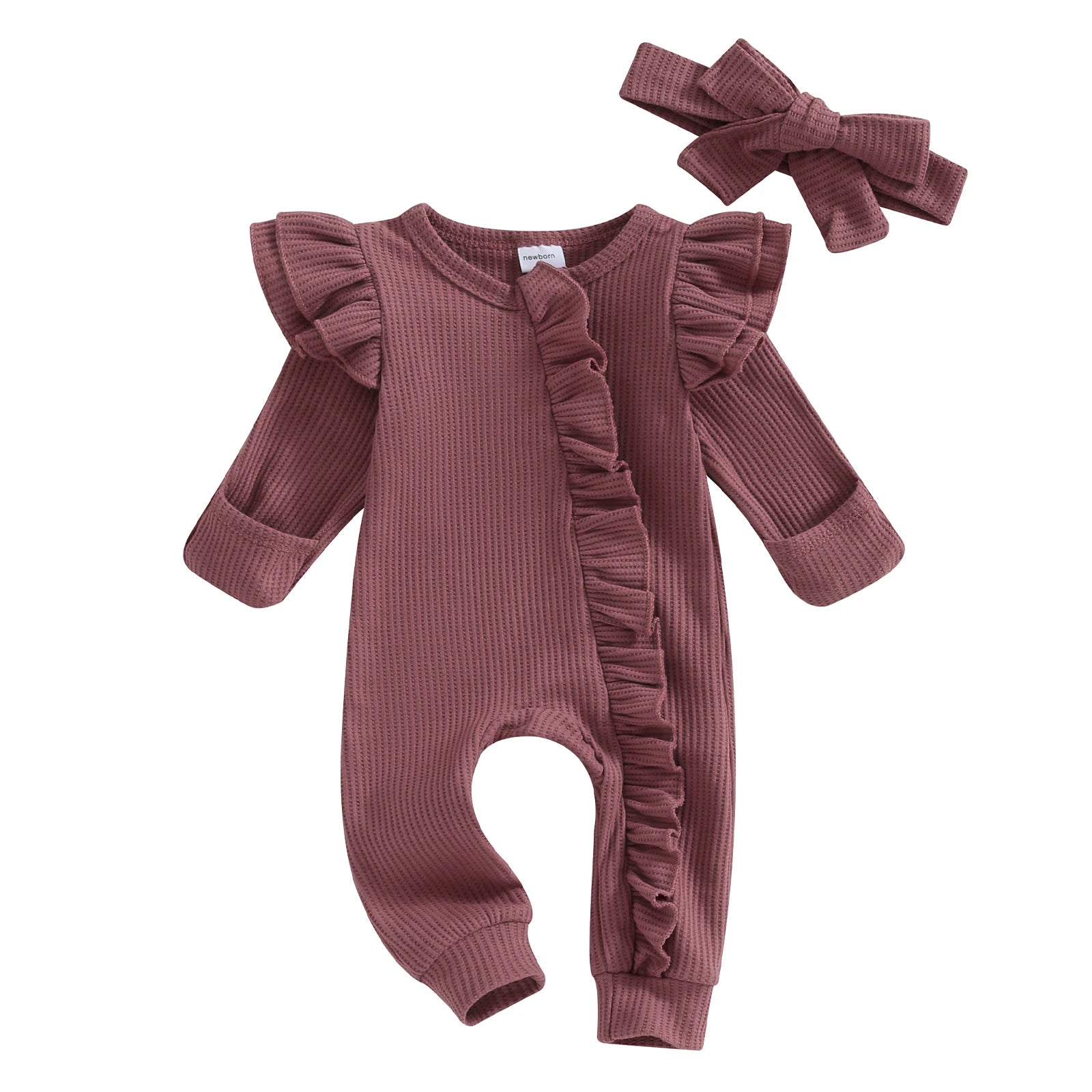 Lay Cute - Girls' Bow Jumpsuit