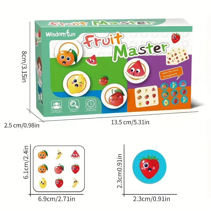 Fruit Master Card Game – Fast-Paced Family Challenge - Kid Zone