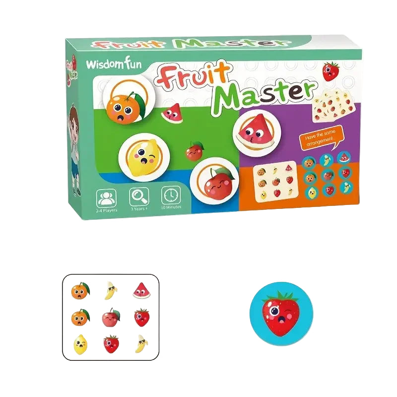 Fruit Master Card Game – Fast-Paced Family Challenge - Kid Zone