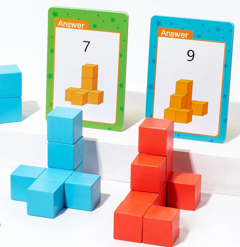 Montessori Magic Puzzle Blocks – Colorful Logic & Spatial Thinking Toy - Kid Zone