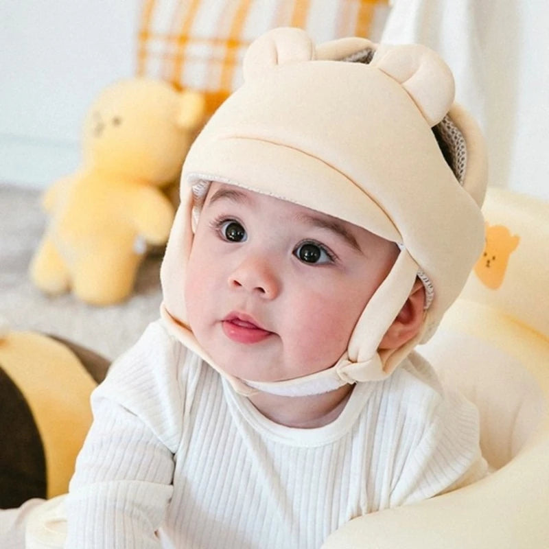 Baby Safety Helmet – Soft, Breathable Head Protection for Crawling & First Steps - Kid Zone