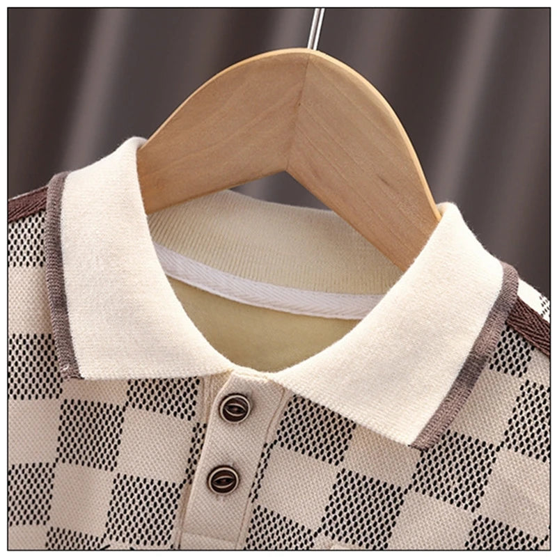 Baby Boy Spring Clothes – Stylish Two-Piece Cotton Outfit for Everyday Comfort - Kid Zone