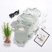Bobby Cotton – Cartoon Print Newborn Bodysuit | Soft Summer Infant Clothes - Kid Zone