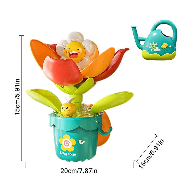 Sunflower Bath Shower Toy – Interactive Water-Spray Fun for Babies & Toddlers - Kid Zone