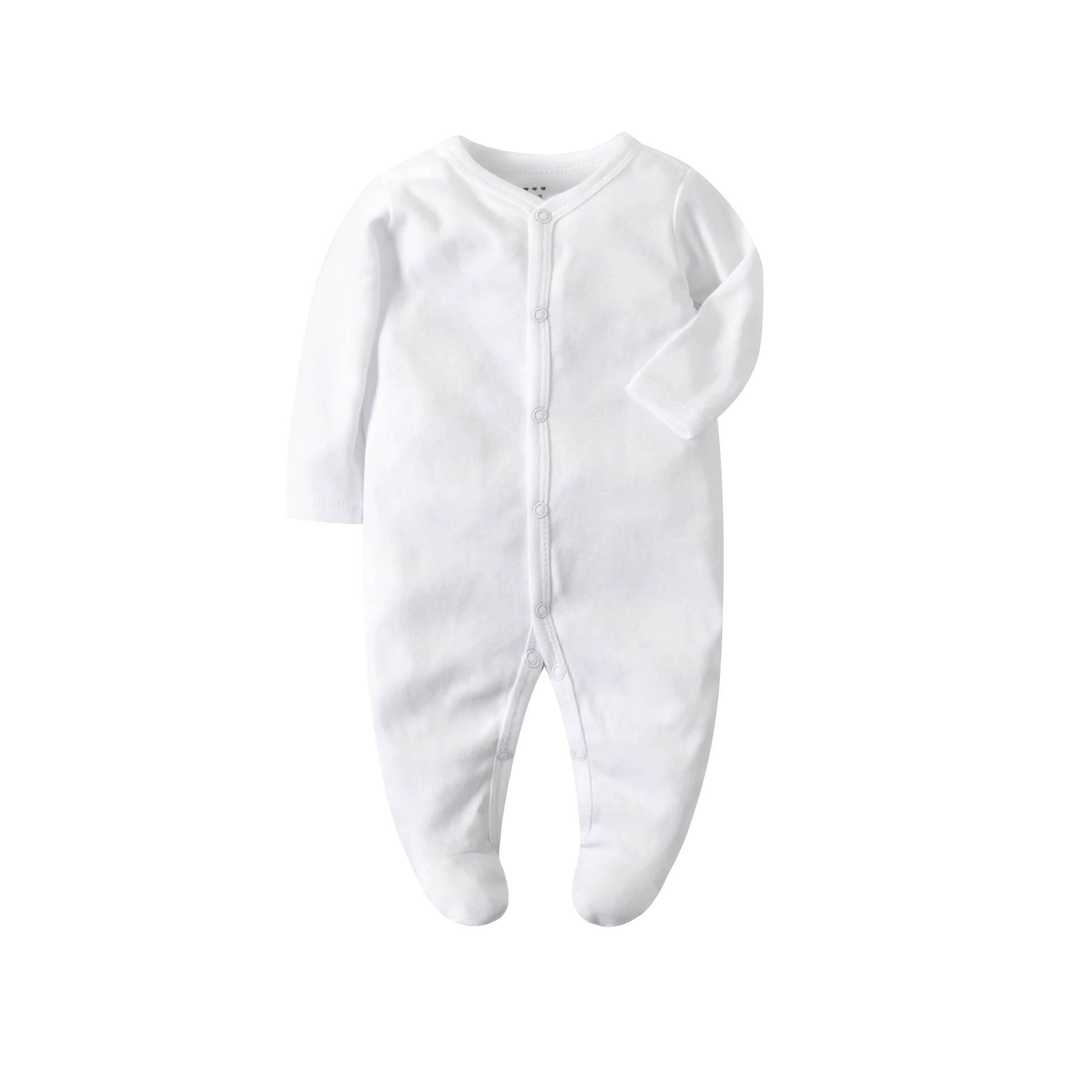Wubby Sleep – Long Zipper Newborn Cotton Pajama | Soft Newborn Sleepwear - Kid Zone