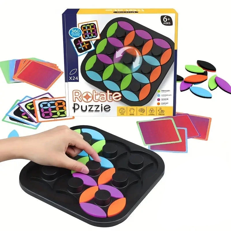 Rotating Leaf Puzzle – Colorful Logic Challenge Game for Kids - Kid Zone