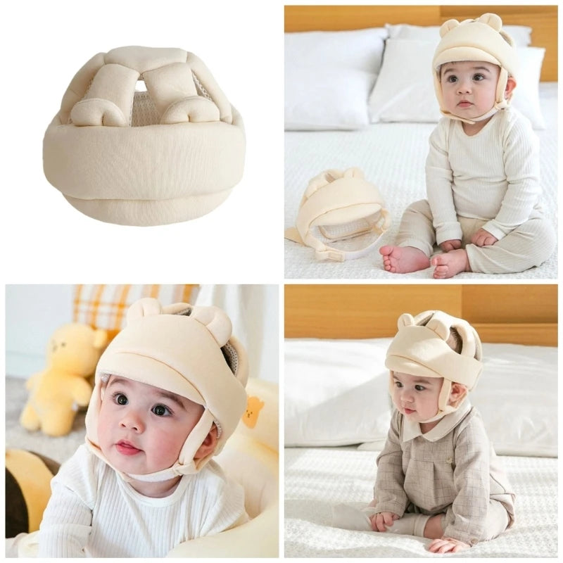 Baby Safety Helmet – Soft, Breathable Head Protection for Crawling & First Steps - Kid Zone