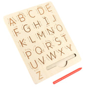 Montessori Wooden Alphabet Tracing Board – Educational Writing & Spelling Learning Toy for Kids - Kid Zone