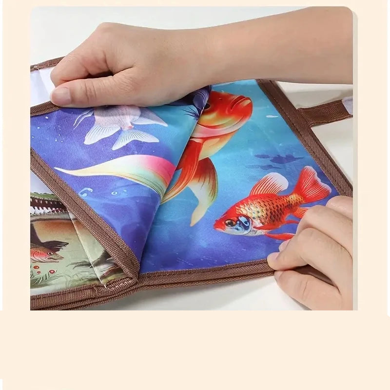 Interactive Soft Cloth Baby Book – Sensory Development Educational Baby Toys - Kid Zone