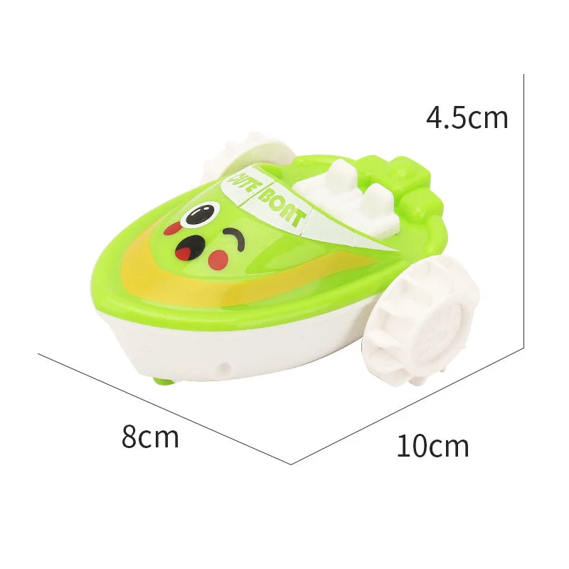 High-Speed RC Mini Racing Boat with LED Lights – Wireless Remote Control Water Toy - Kid Zone