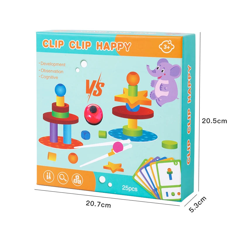 Wooden Balance & Speed Challenge Game – Chopstick Coordination Race - Kid Zone