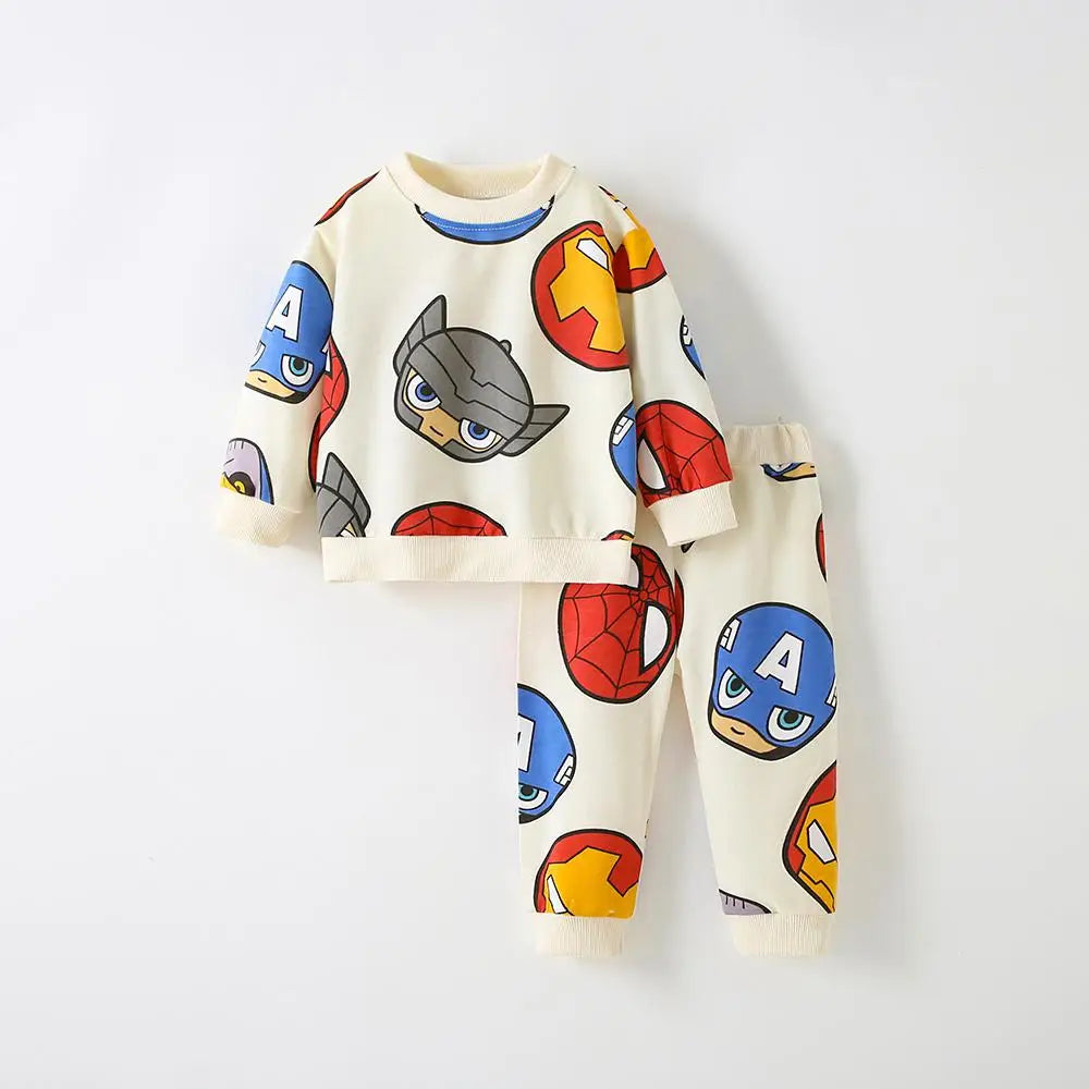 Trendy Baby Boy Clothes – 2025 Full-Print Kids Outfit by MINISO - Kid Zone