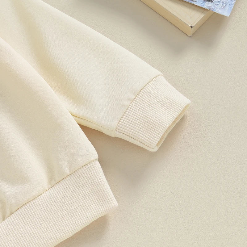 Baby Girl Boutique Clothes – 2-Piece Embroidered Sweatshirt Set - Kid Zone