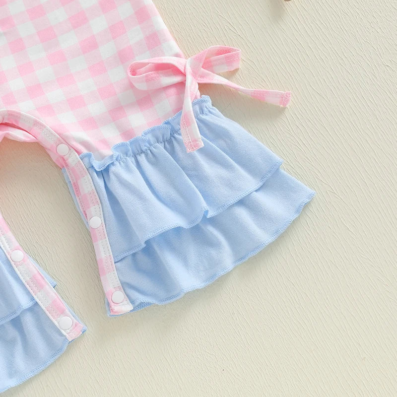Summer Baby Girl Outfit with Matching Headband – Cute Baby Girl Clothes - Kid Zone