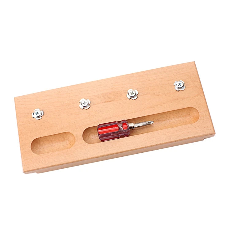Montessori Wooden Nuts & Bolts Fine Motor Skill Tool | Montessori Educational Toys - Kid Zone