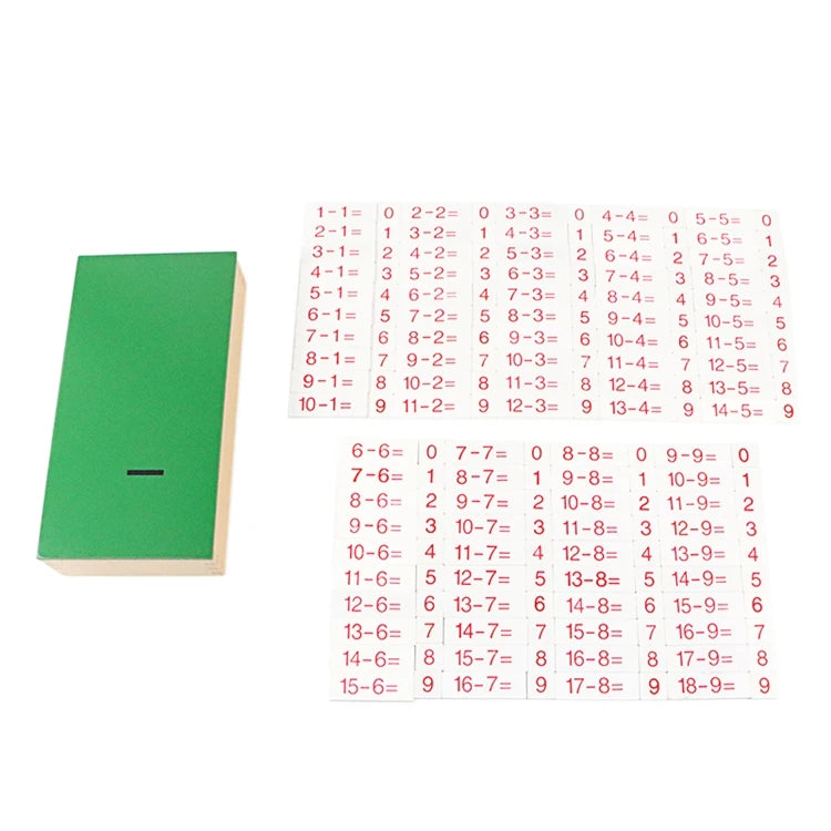 Montessori Wooden Math Board – Educational Counting & Operations Learning Toy for Kids - Kid Zone