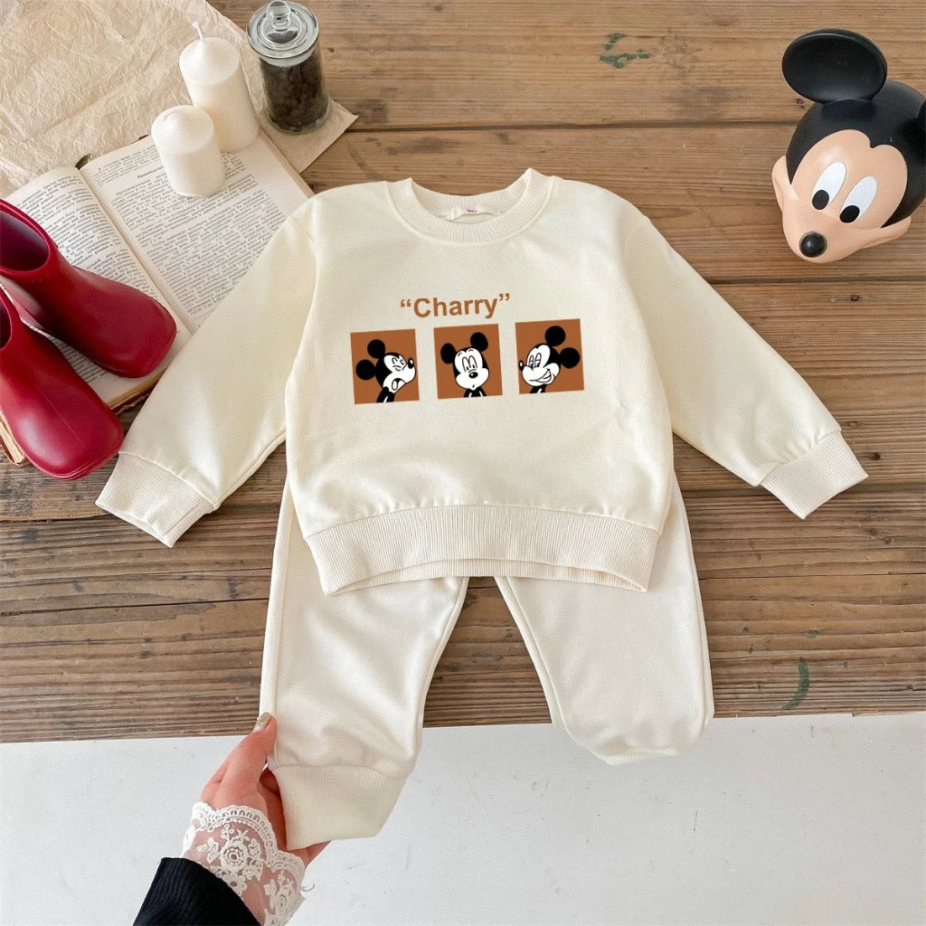 Disney Baby Boy Clothes – Mickey Mouse Hooded Sweatshirt & Jogger Pants Set - Kid Zone