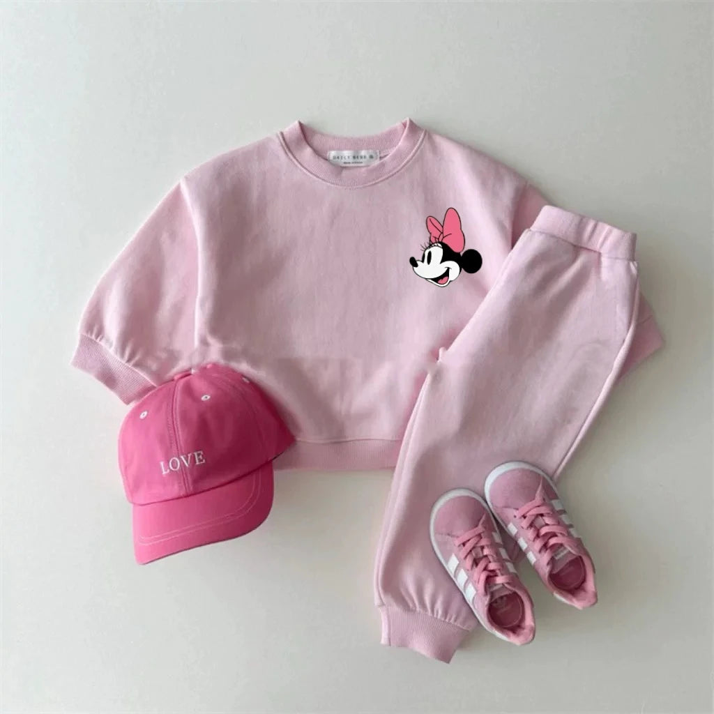 Disney Baby Girl Clothes – Cartoon 2-Piece Outfit - Kid Zone