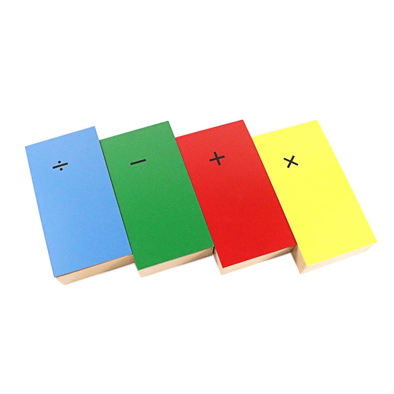 Montessori Wooden Math Board – Educational Counting & Operations Learning Toy for Kids - Kid Zone