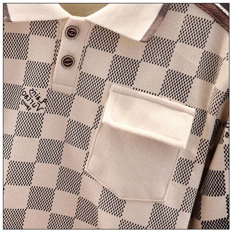 Baby Boy Spring Clothes – Stylish Two-Piece Cotton Outfit for Everyday Comfort - Kid Zone