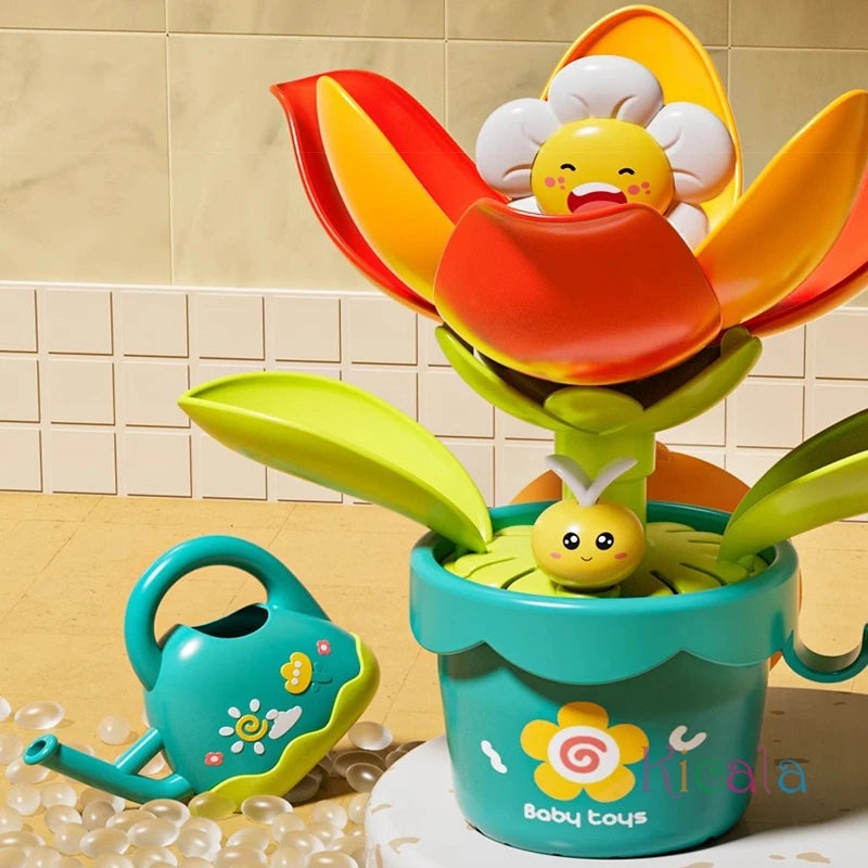 Flower Splash Bath Toy – Interactive Water-Spray Fun for Babies & Kids - Kid Zone