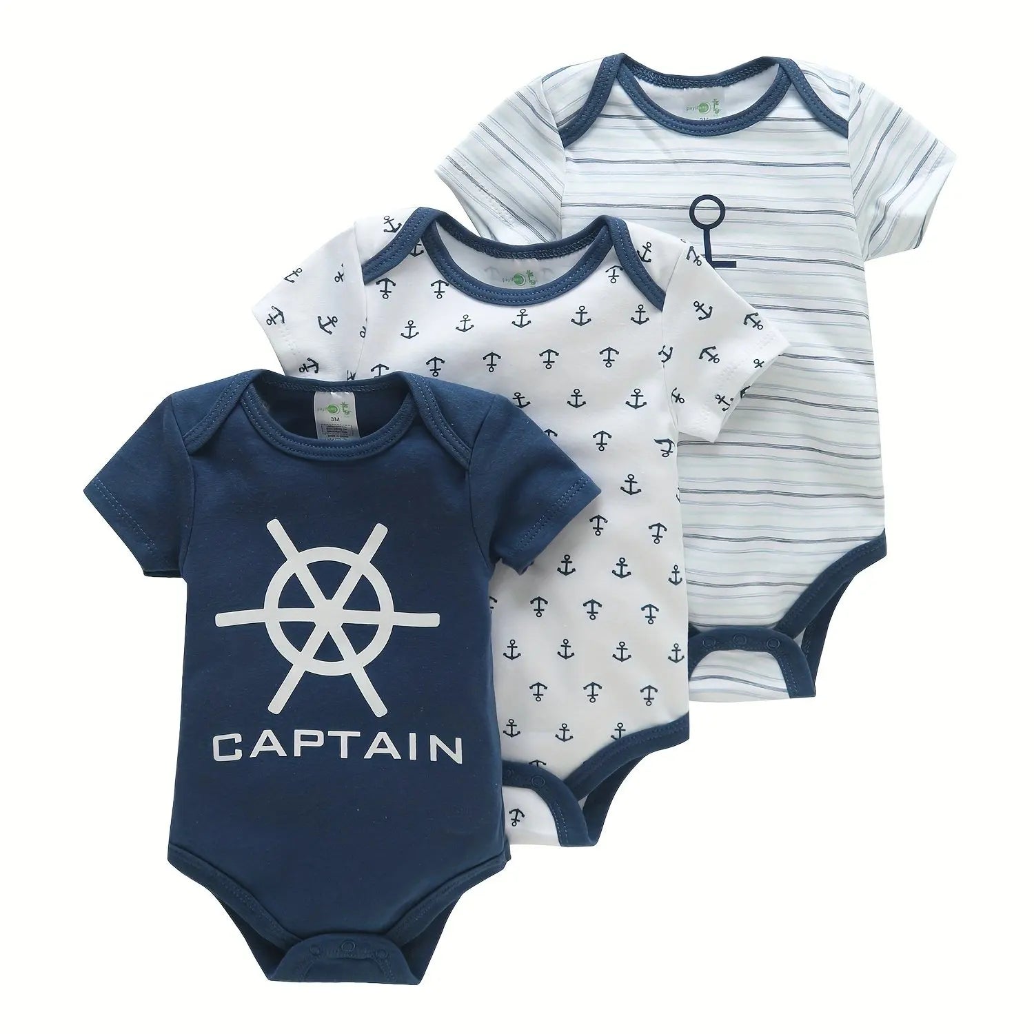 Bobby Cotton – Cartoon Print Newborn Bodysuit | Soft Summer Infant Clothes - Kid Zone