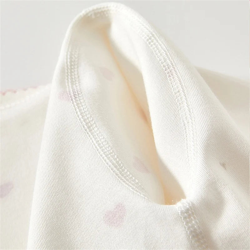 Newborn Baby Girl Clothes – Long-Sleeve Cotton Romper with Cute Fall Print - Kid Zone