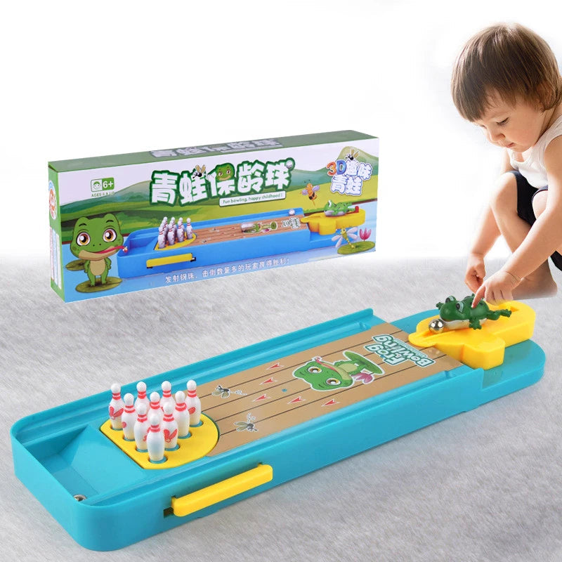 Mini Desktop Bowling Game – Fun Indoor Skill-Building Toy for Kids & Adults - Kid Zone