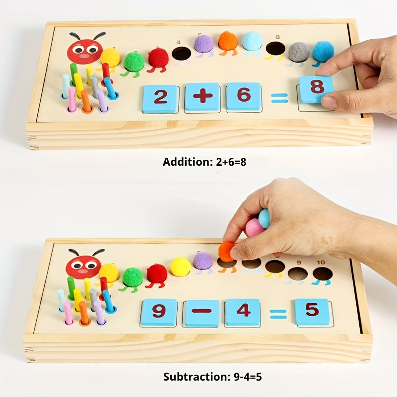 Mental Math Learning Set – Colorful Number Blocks for Addition & Subtraction - Kid Zone