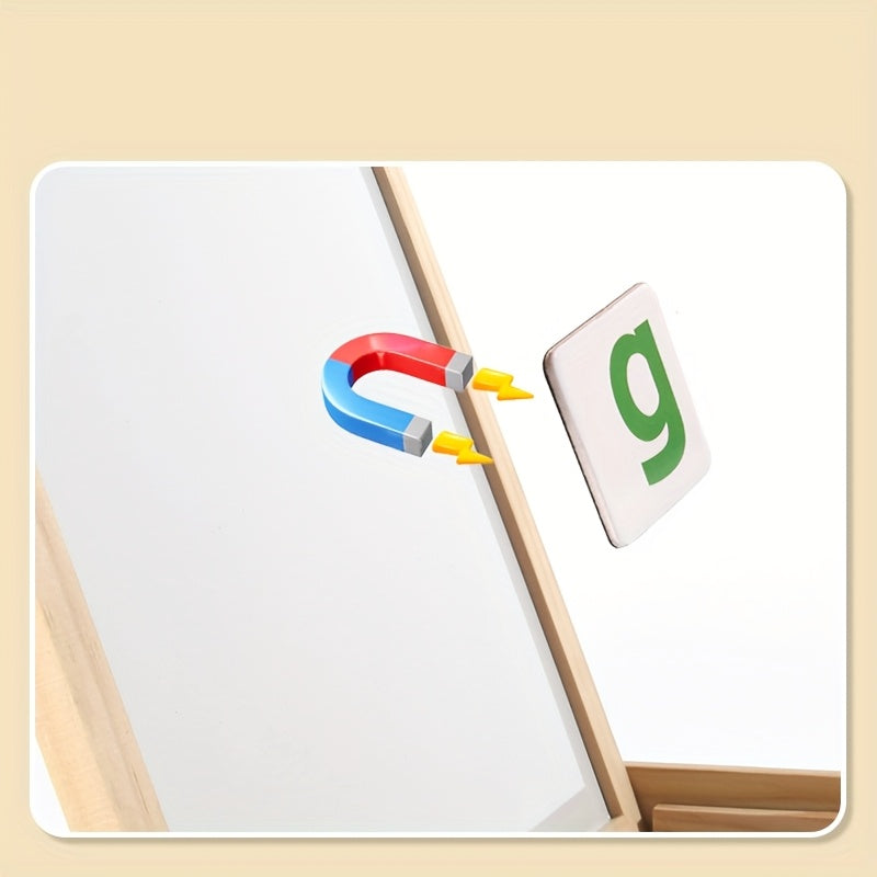 Montessori CVC Word Building Wooden Puzzle – Alphabet Learning & Early Spelling Toy - Kid Zone