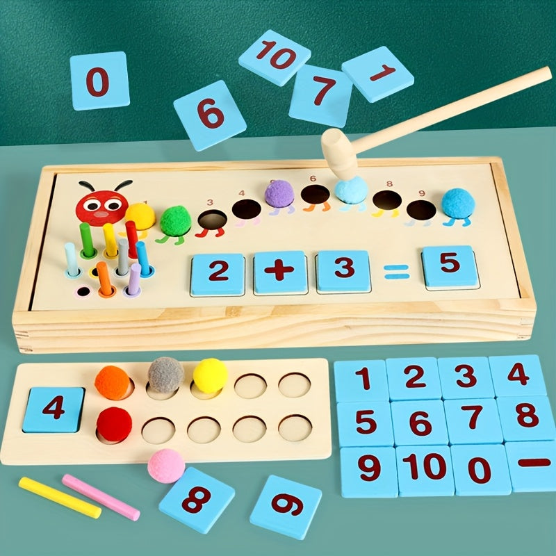 Mental Math Learning Set – Colorful Number Blocks for Addition & Subtraction - Kid Zone