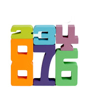 Wooden Digital Building Blocks – Logical Number Stacking Toy for Kids - Kid Zone