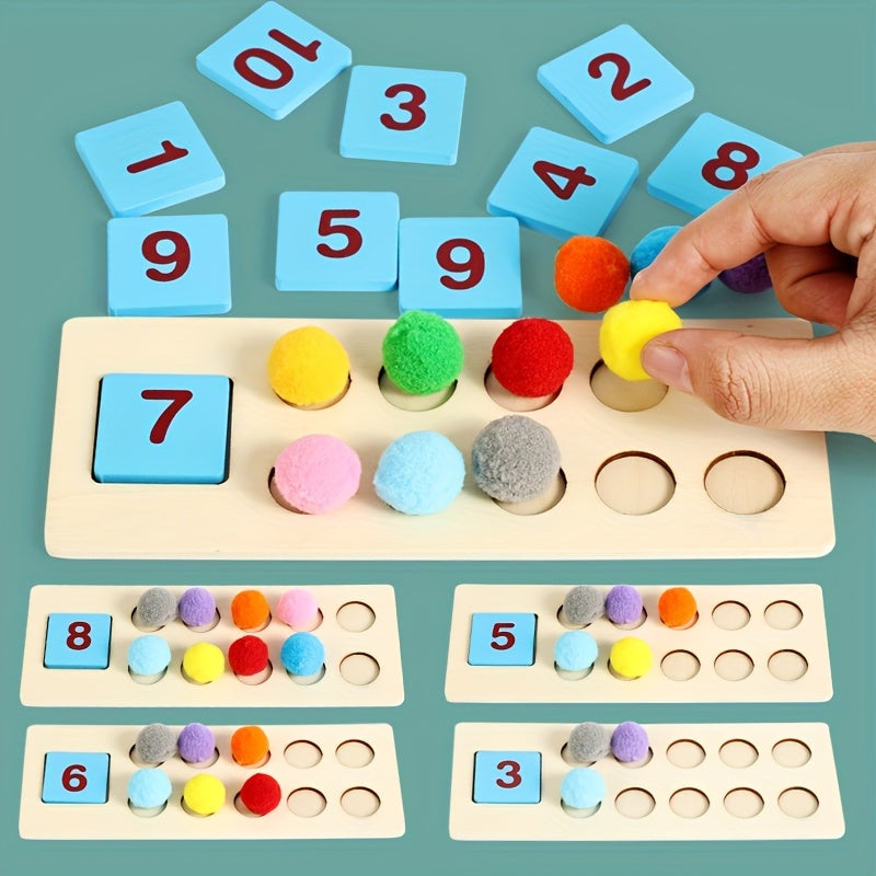 Mental Math Learning Set – Colorful Number Blocks for Addition & Subtraction - Kid Zone
