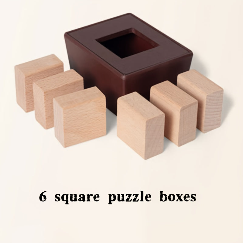 3D Wooden Puzzle Blocks for Kids – STEM Learning Toy for Creative Thinking - Kid Zone